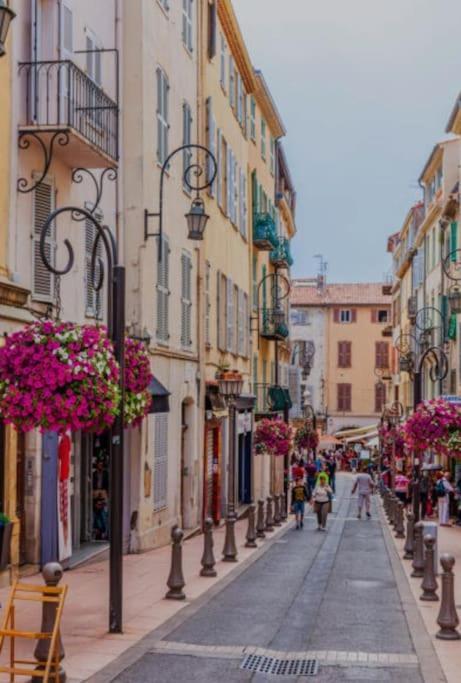 Charmant Studio Renove A Antibes, Plage A 10 Min A Pied Zewnętrze zdjęcie